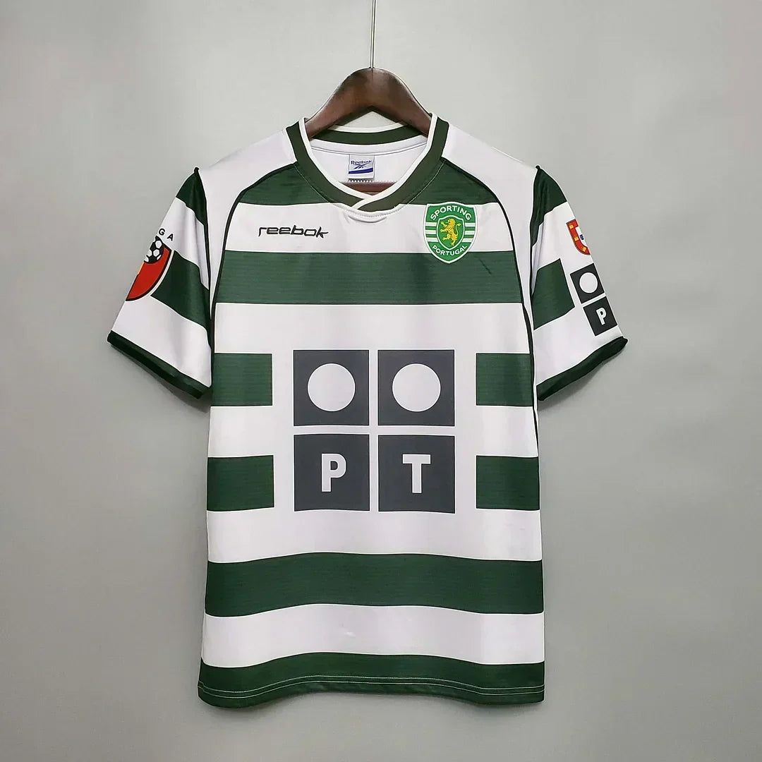 Maillot Retro Sporting Lisbon 2002-2003 Home