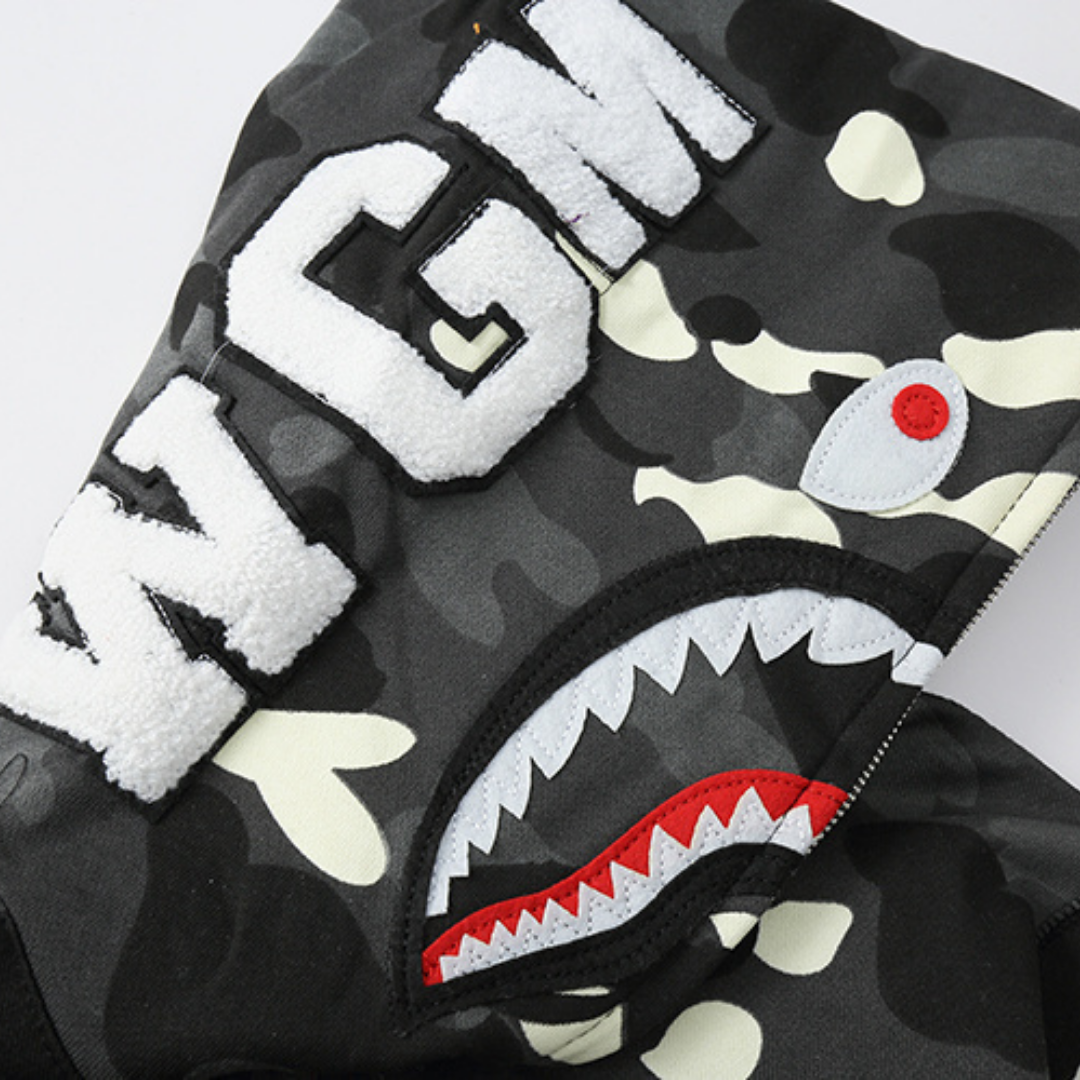 Sweat à Capuche Bape Zippé