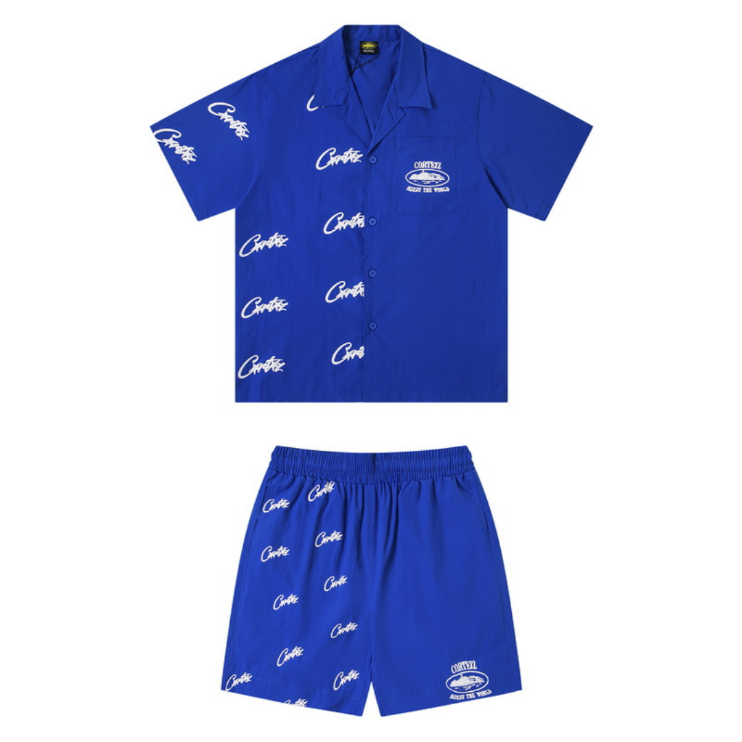 Ensemble Short Alcatraz Bleu