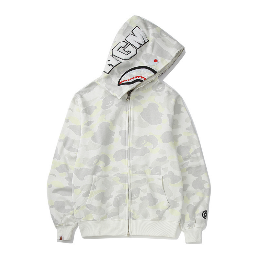 Sweat à Capuche Bape Zippé