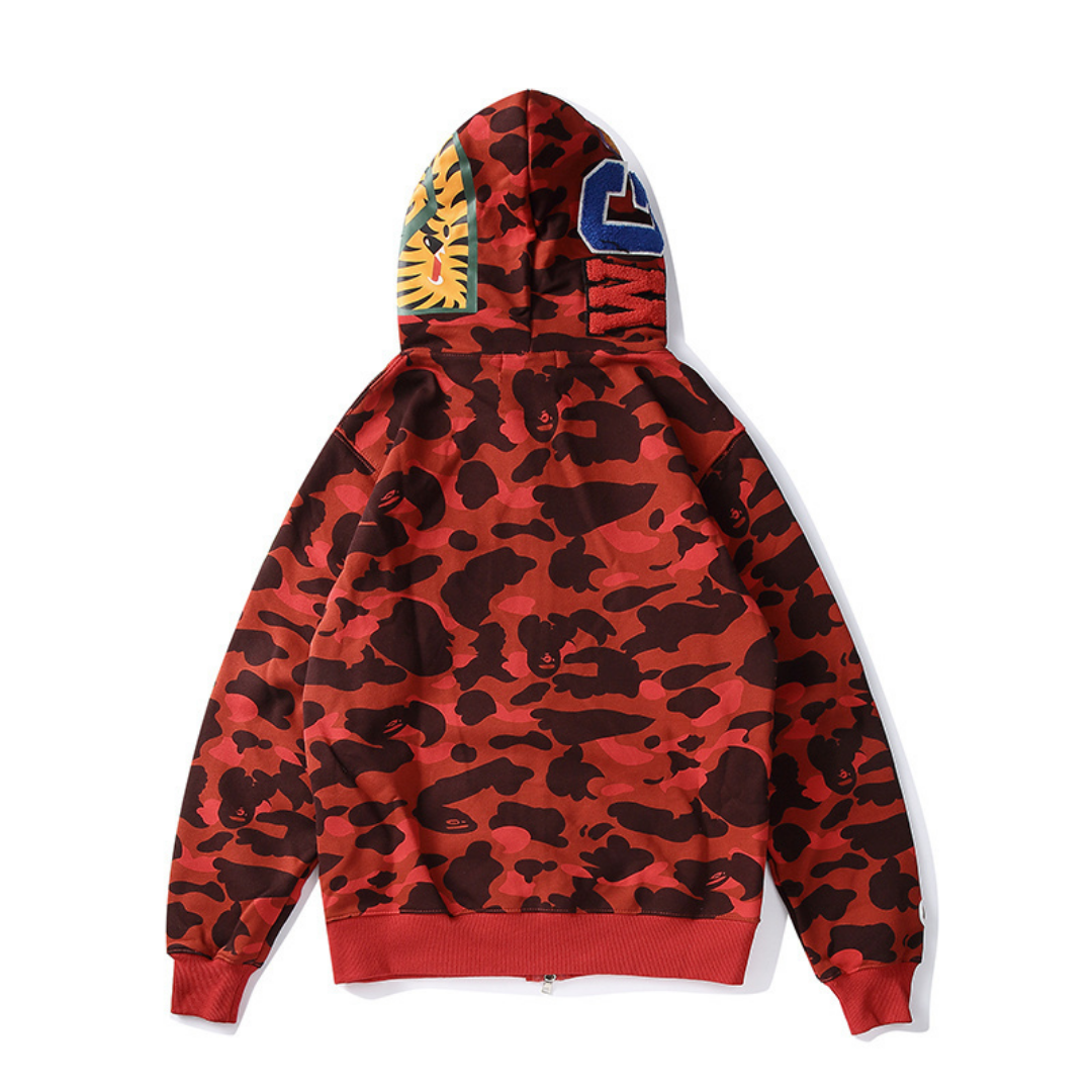 Sweat à Capuche Bape Zippé
