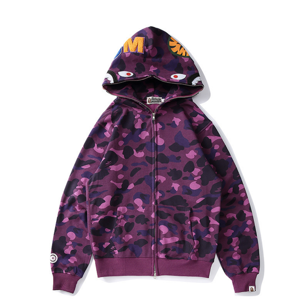Sweat à Capuche Bape Zippé