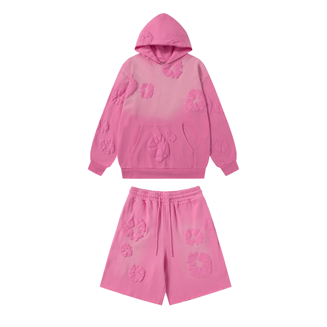 Ensemble Denim Trs Rose