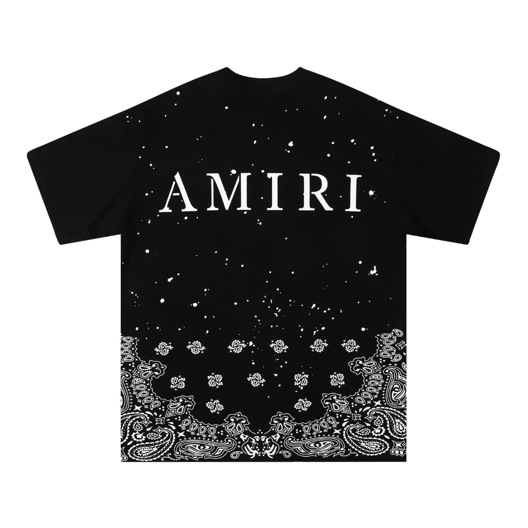 T-Shirt Amr Bandana Bleach Paint Splatter