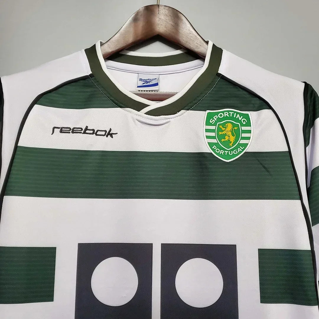 Maillot Retro Sporting Lisbon 2002-2003 Home
