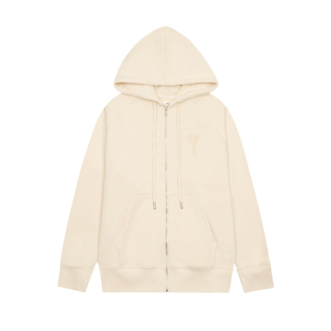 Sweat à Capuche Ami Zippé