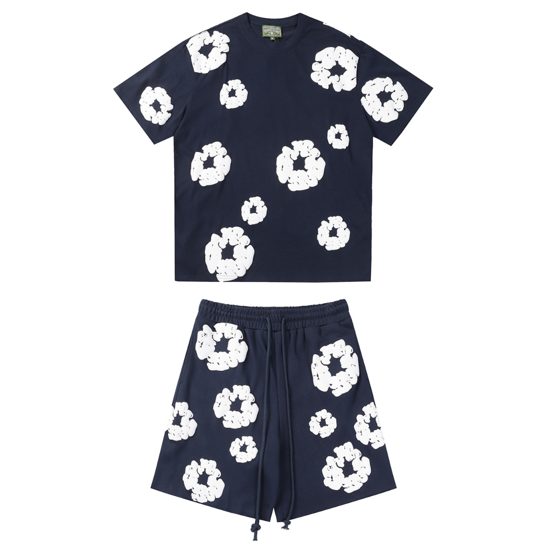 Ensemble Short Denim Trs Bleu Marine Bleu