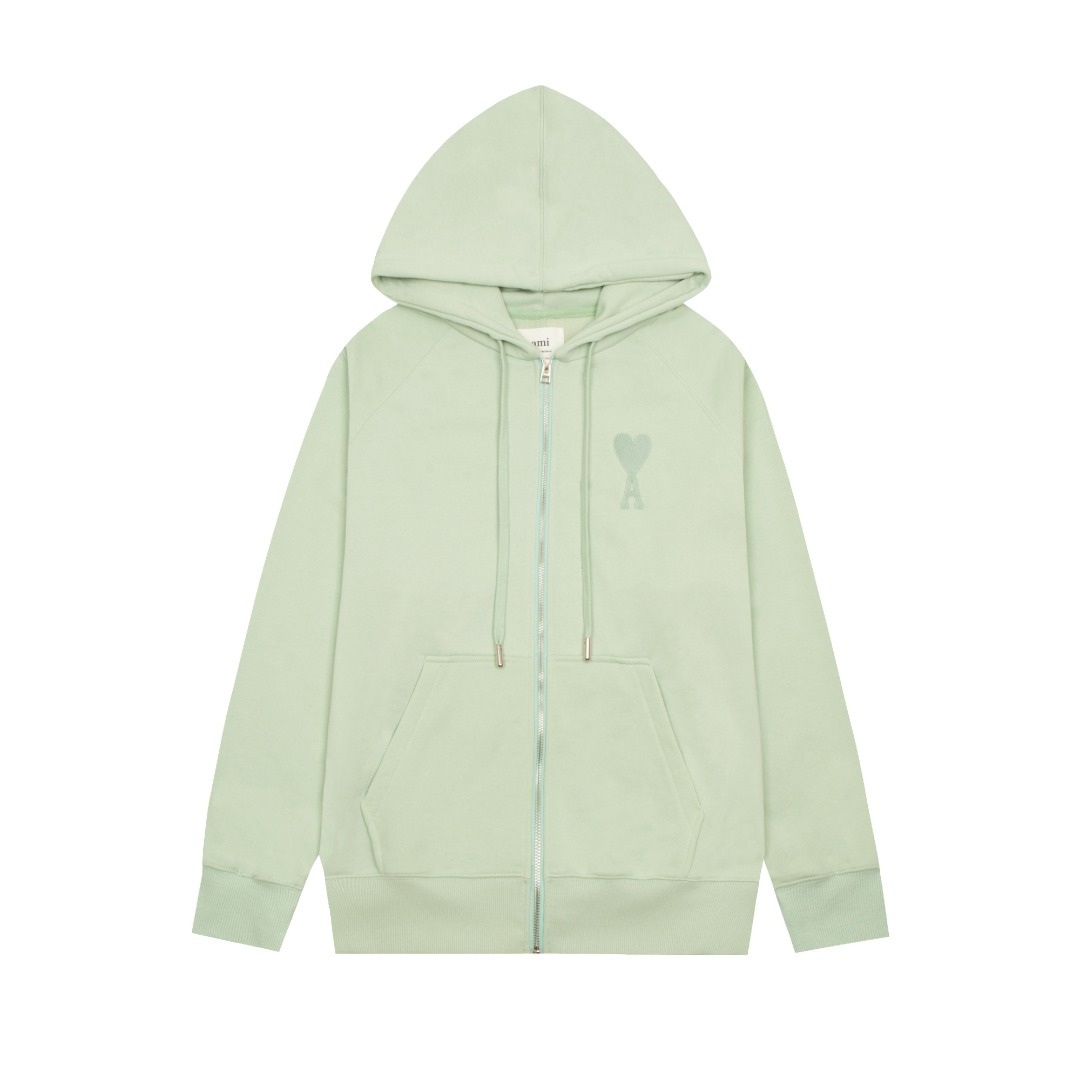 Sweat à Capuche Ami Zippé