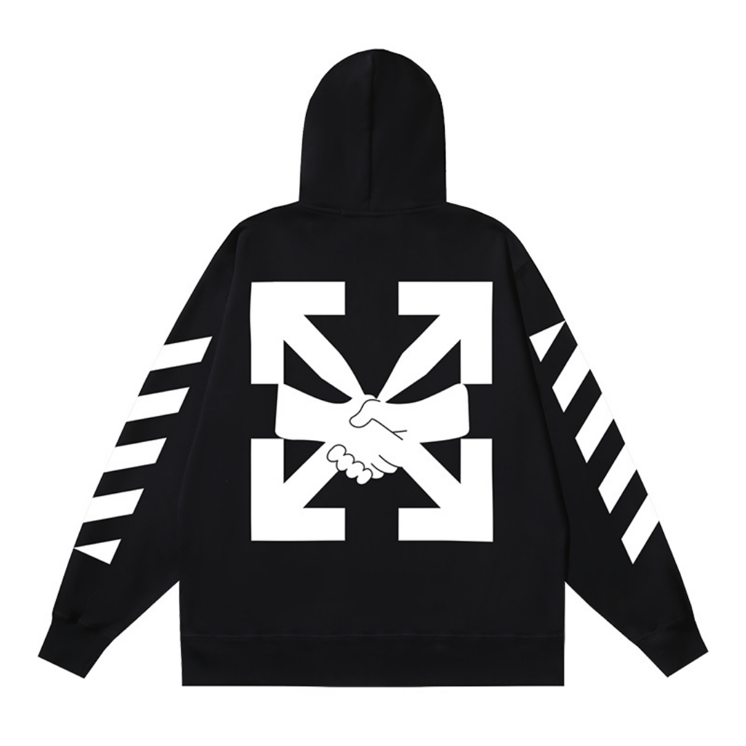 Sweat à Capuche Off-W Monogram Zippé