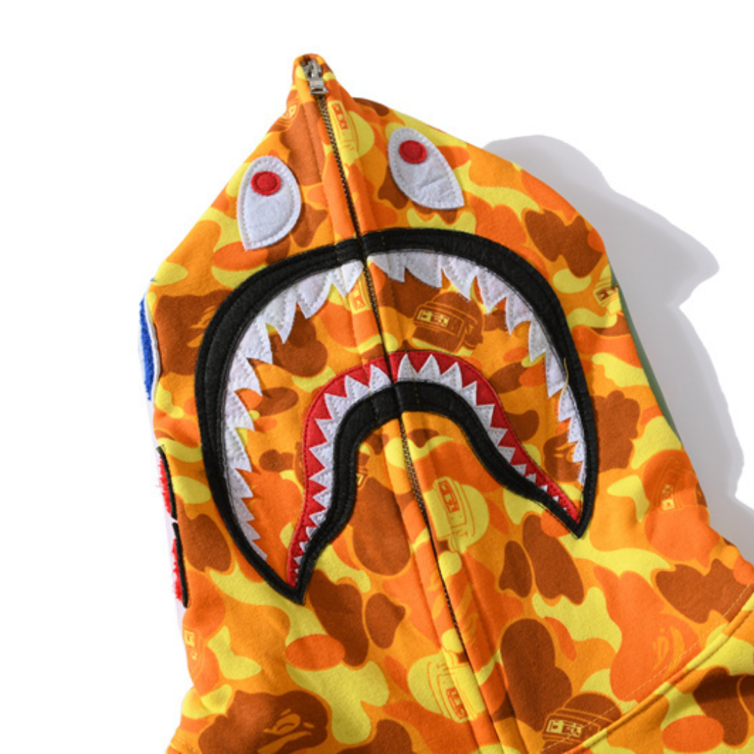 Sweat à Capuche Bape Zippé