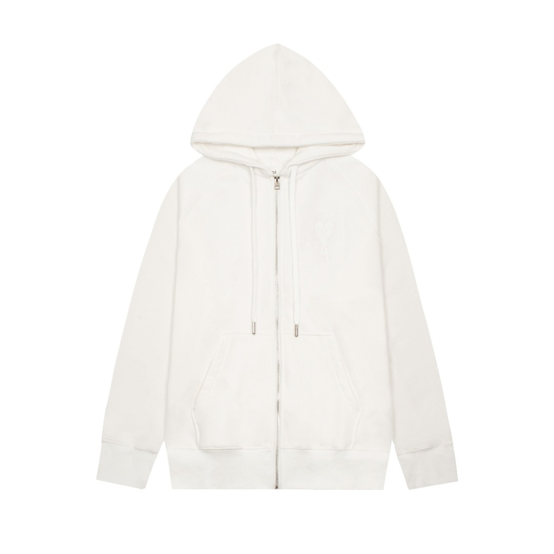 Sweat à Capuche Ami Zippé