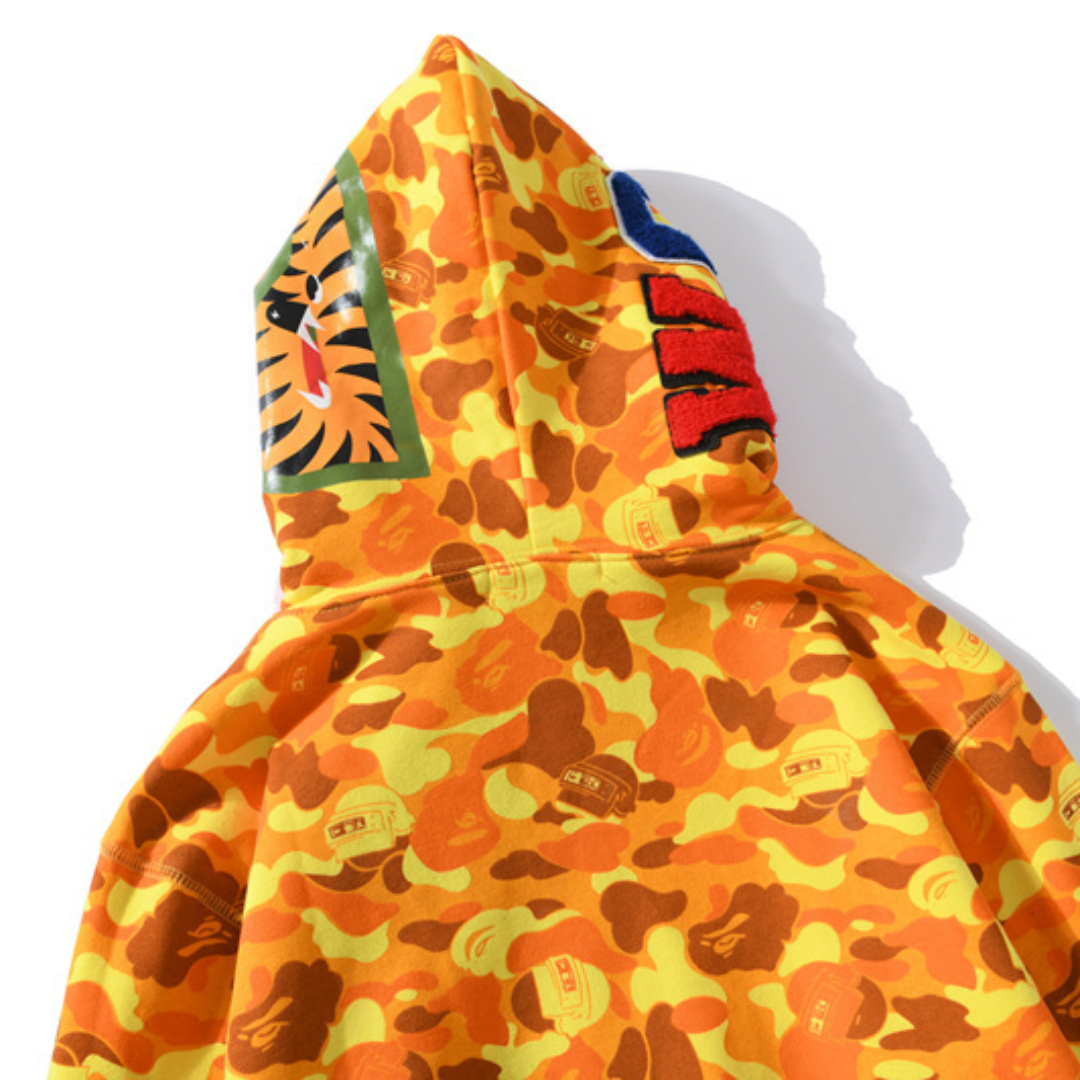 Sweat à Capuche Bape Zippé