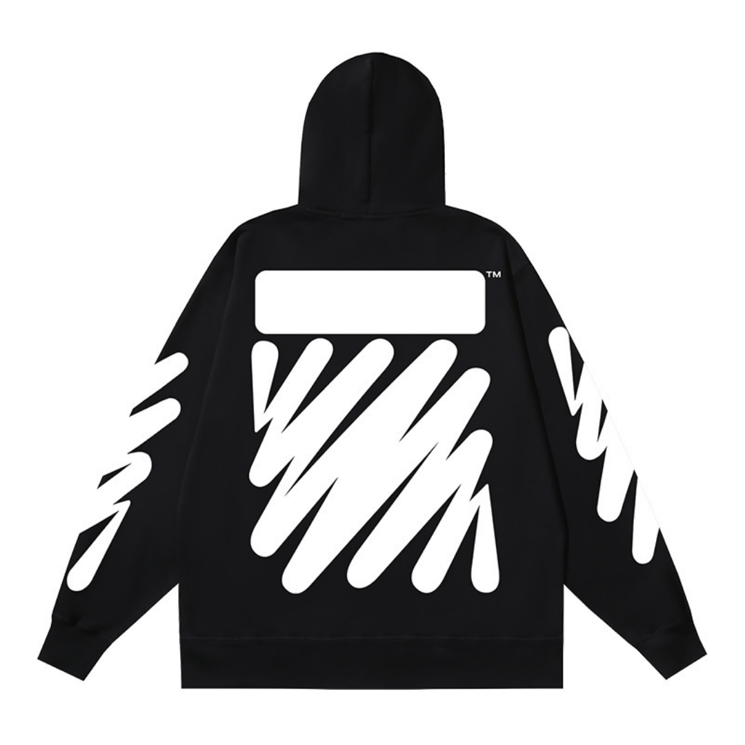 Sweat à Capuche Off-W Monogram Zippé