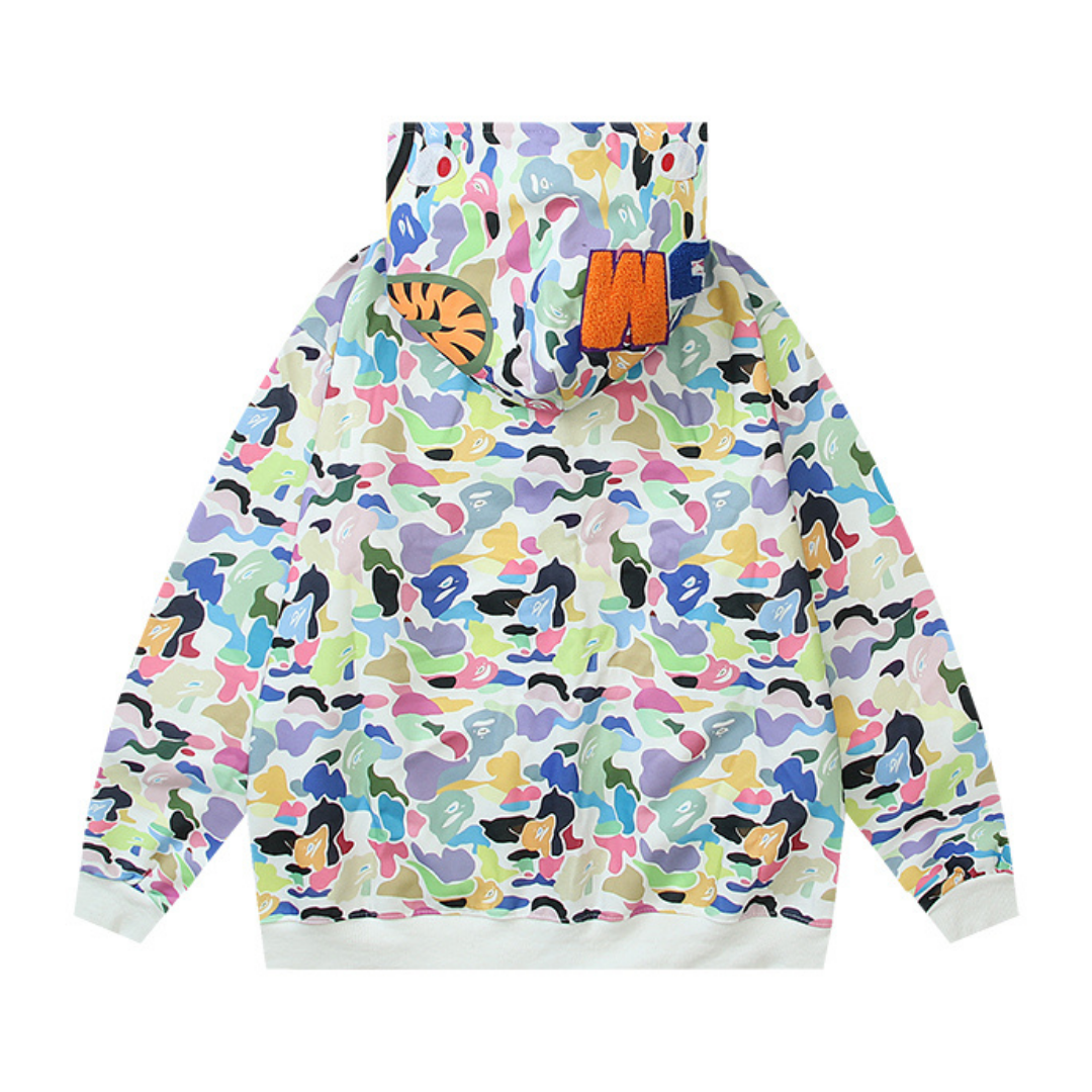 Sweat à Capuche Bape Zippé