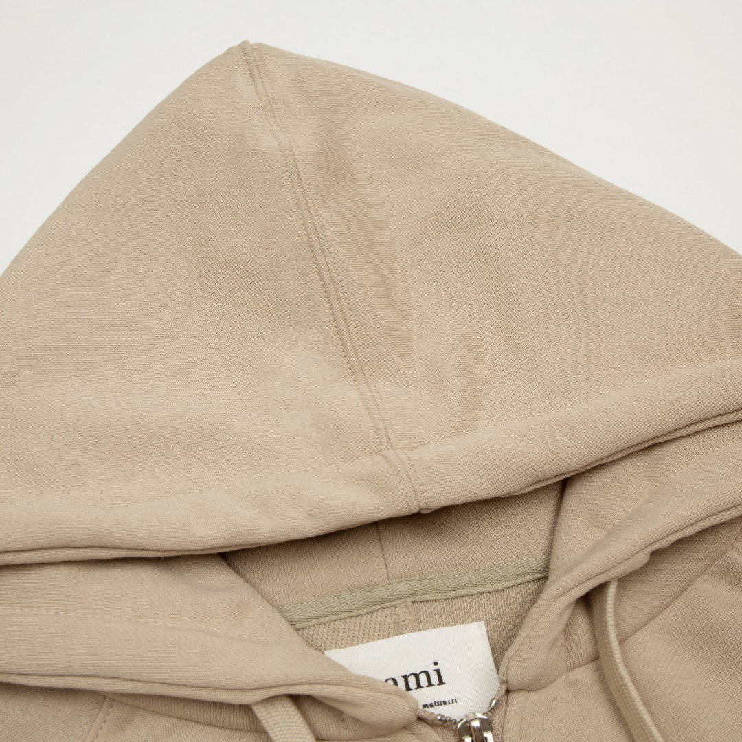Sweat à Capuche Ami Zippé