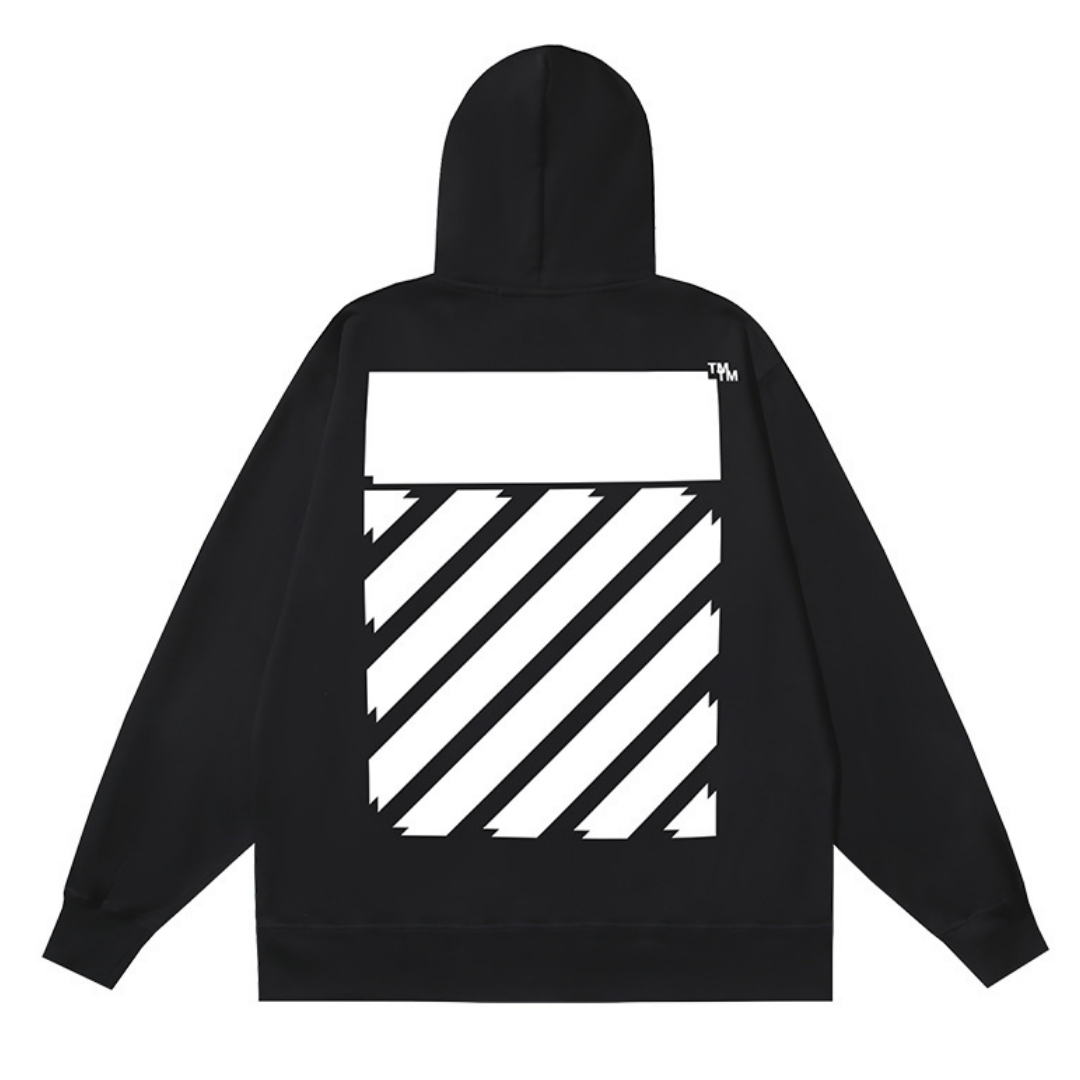 Sweat à Capuche Off-W Monogram Zippé