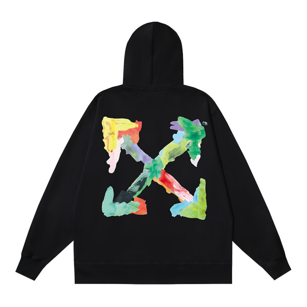Sweat à Capuche Off-W Monogram Zippé