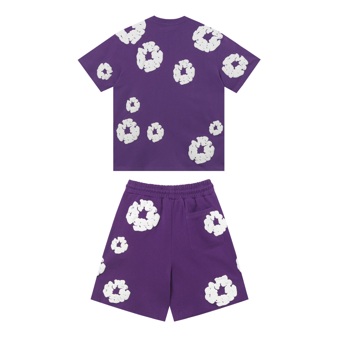 Ensemble Short Denim Trs Violet