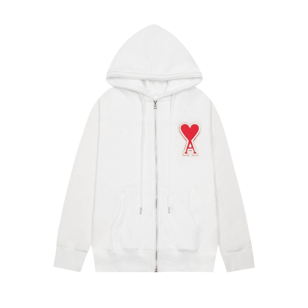 Sweat à Capuche Ami Zippé