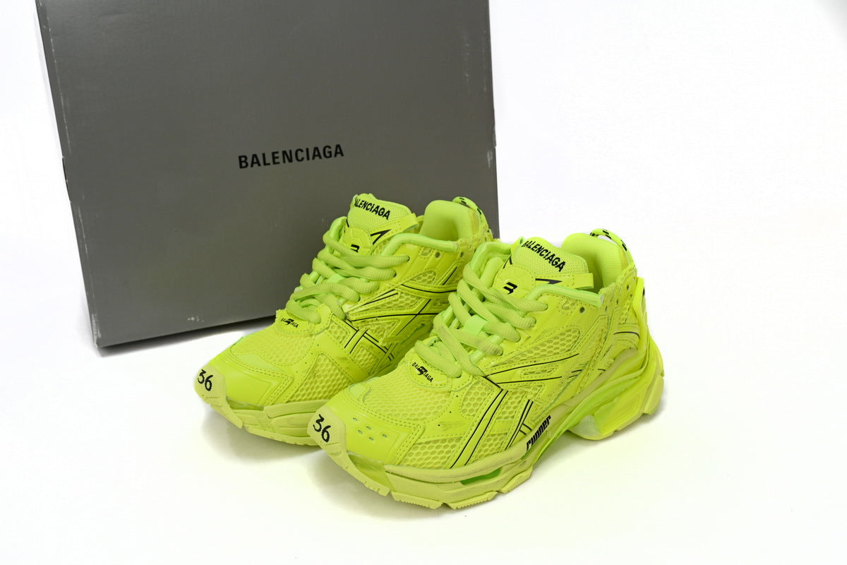 Baskets BALENCI Runner Fluo Jaune