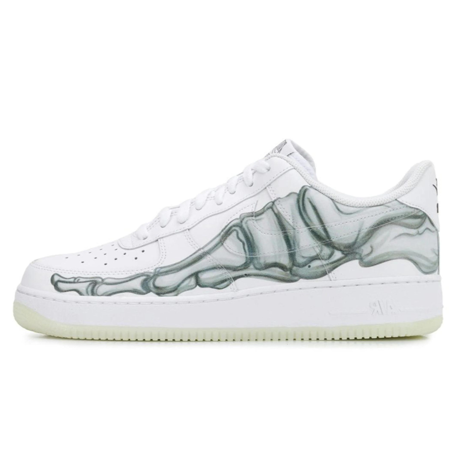 AF1 'Skeleton' Blanc