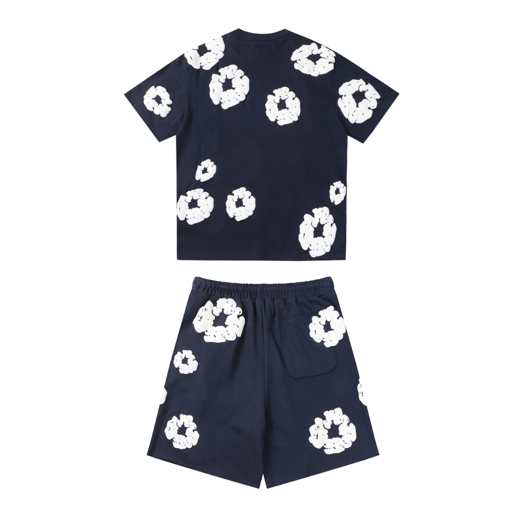 Ensemble Short Denim Trs Bleu Marine Bleu
