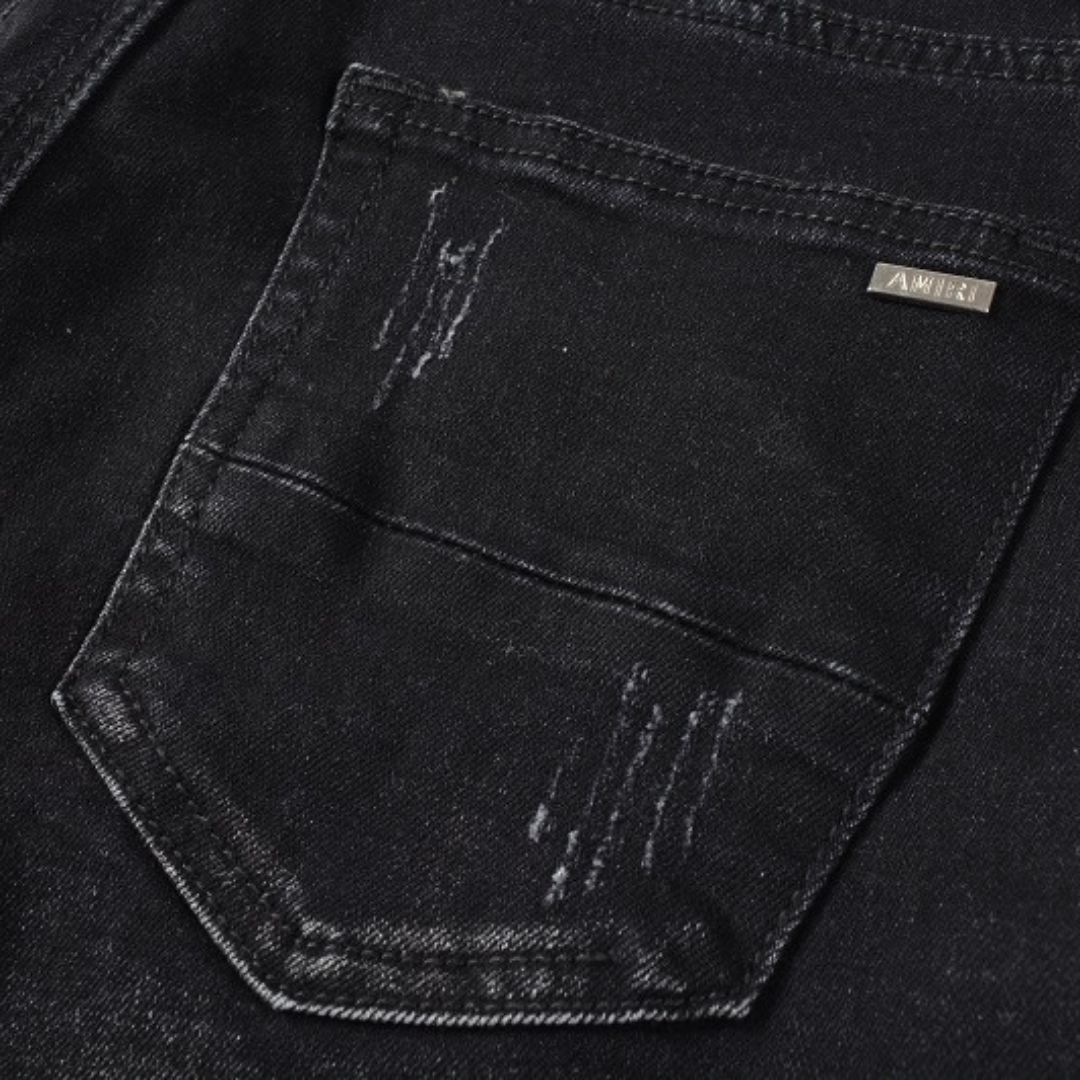 Jean Amr Noir Bandana Camo