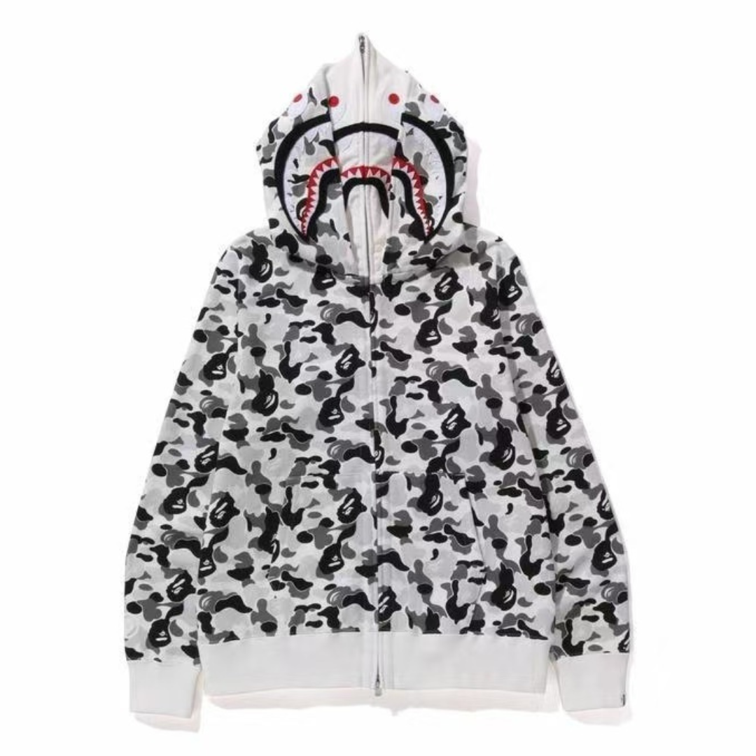 Sweat à Capuche Bape Zippé