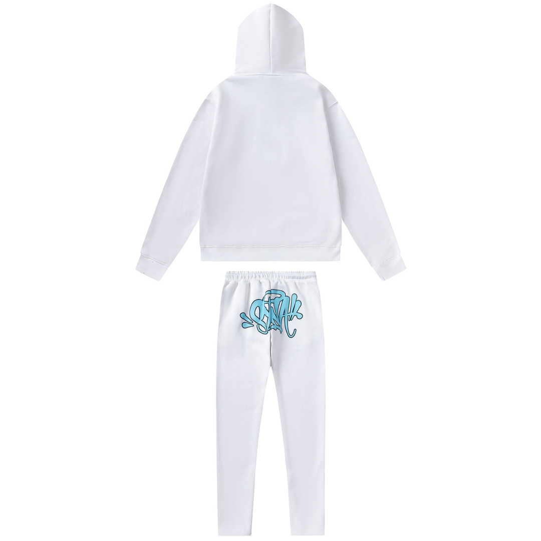 Survêtement Syna Blanc Bleu