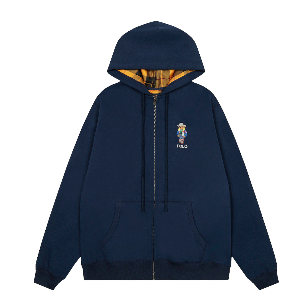 Sweat à Capuche Polo Bear Zippé