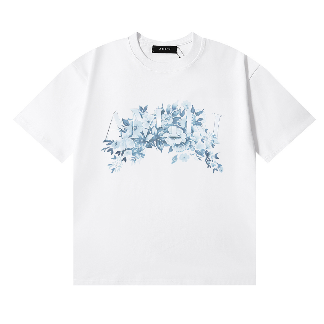 T-Shirt Amr Monochrome Flowers