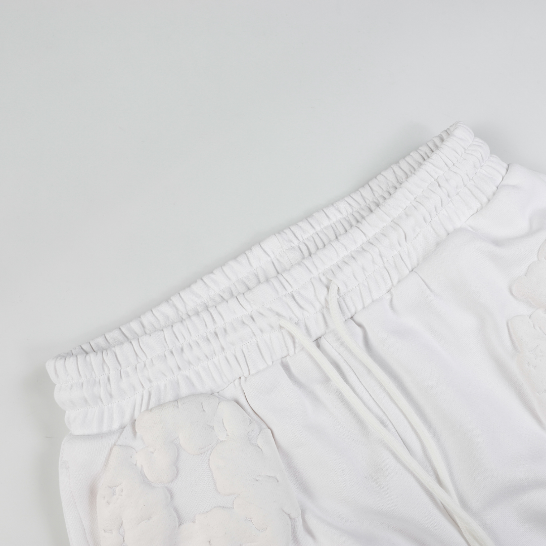 Ensemble Short Denim Trs Triple Blanc