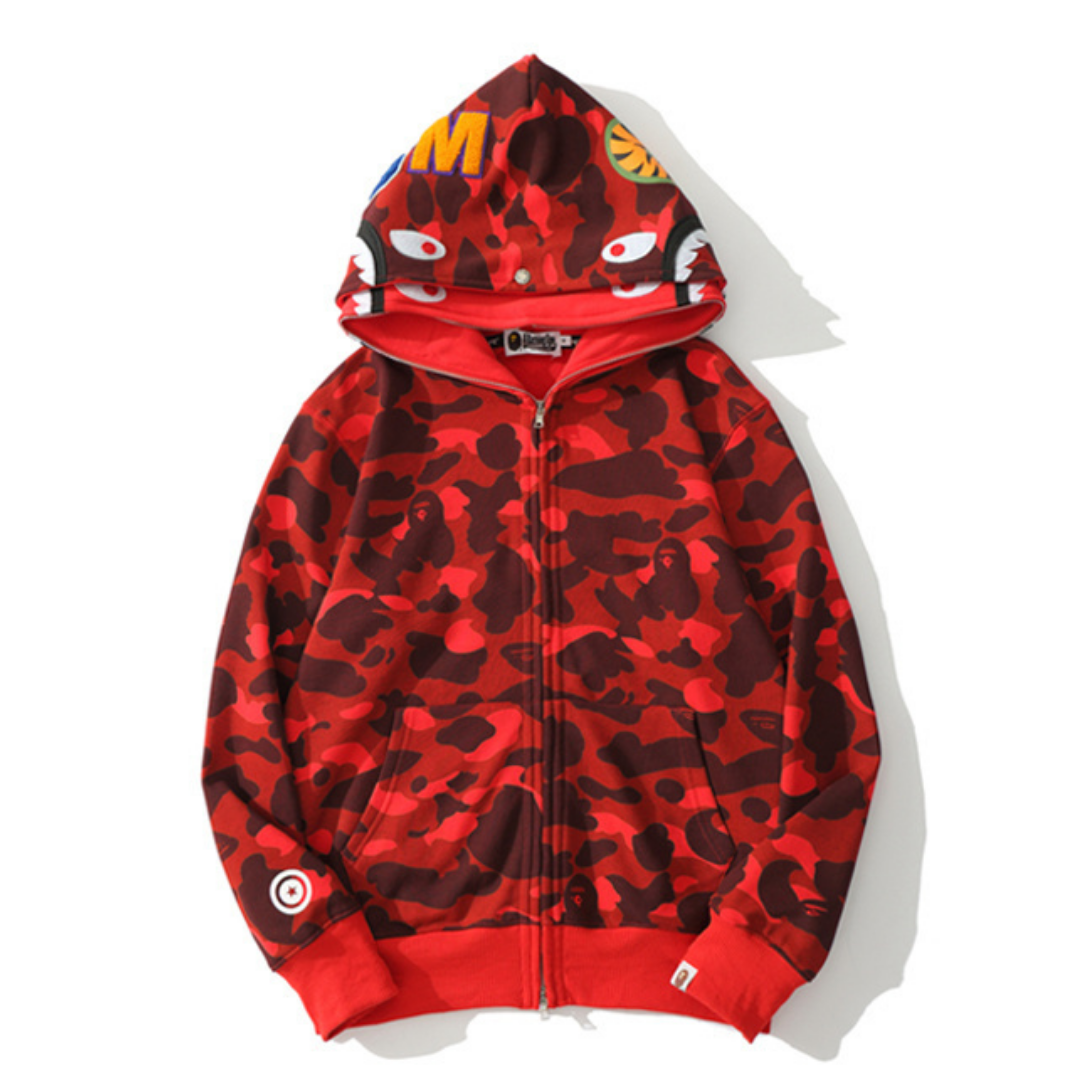 Sweat à Capuche Bape Zippé