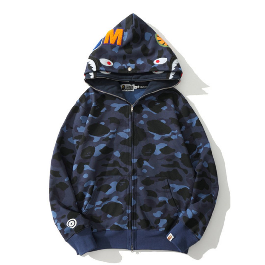 Sweat à Capuche Bape Zippé