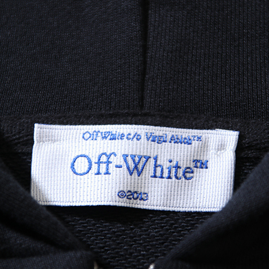 Sweat à Capuche Off-W Monogram Zippé