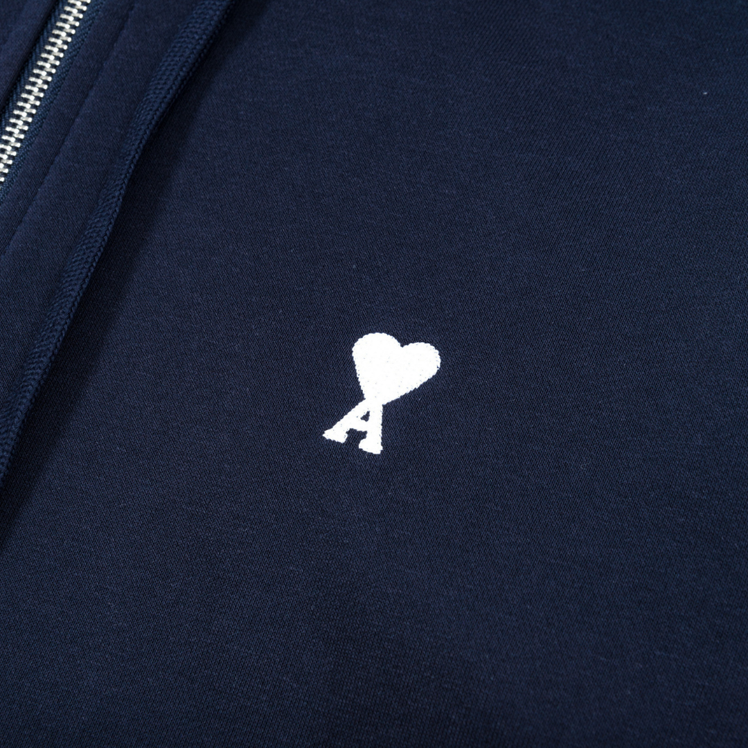 Sweat à Capuche Ami Zippé