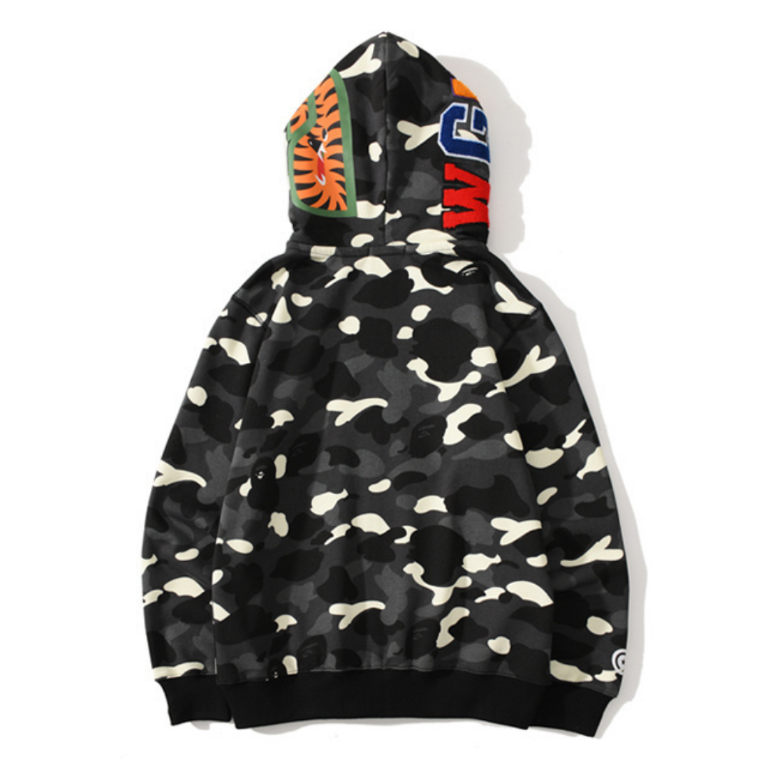 Sweat à Capuche Bape Zippé