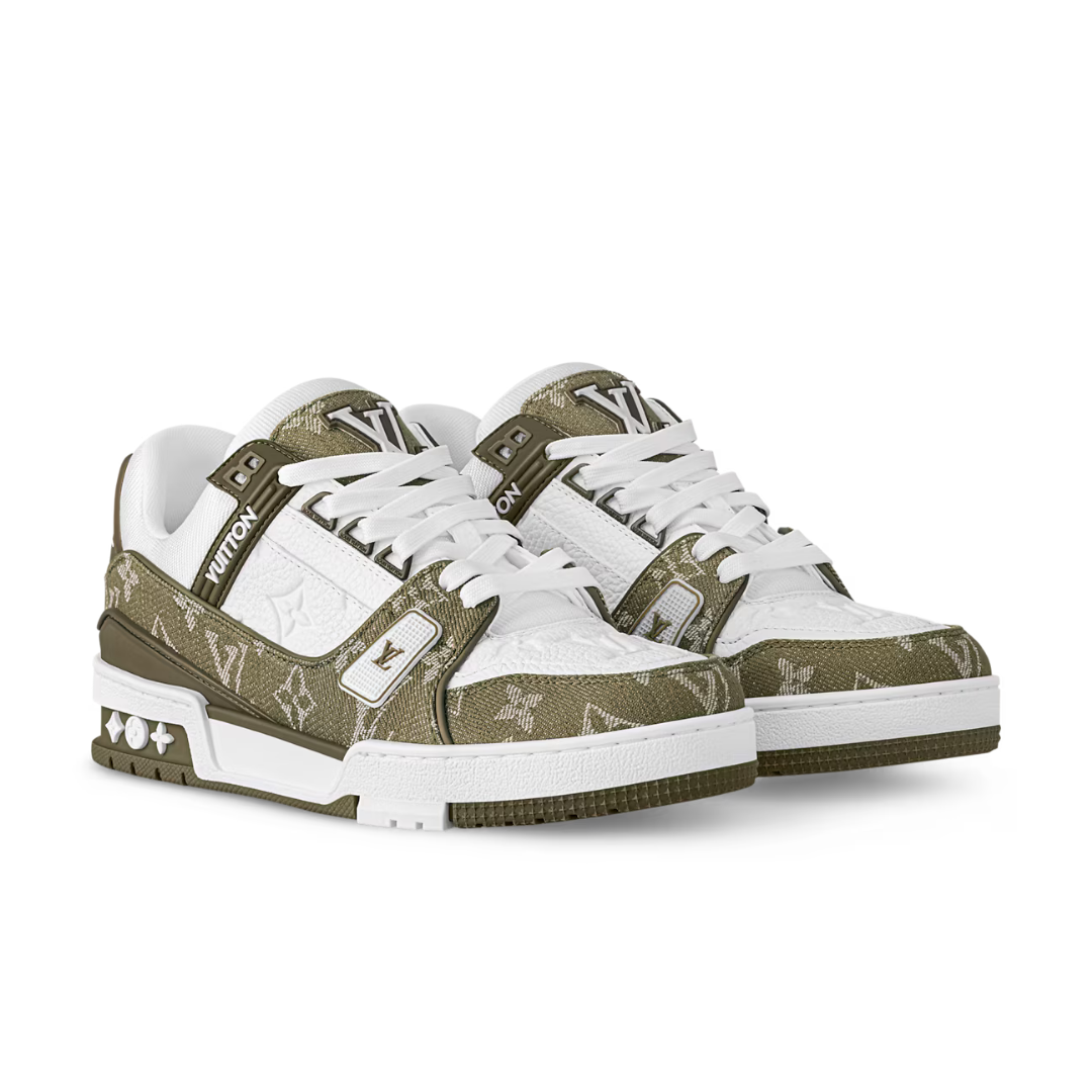 Baskets Monogram Olive Vert