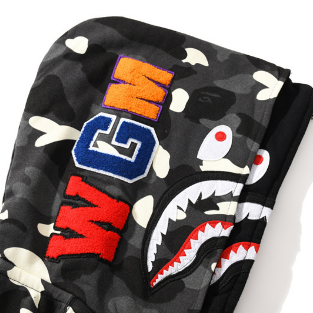 Sweat à Capuche Bape Zippé