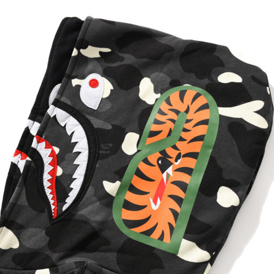 Sweat à Capuche Bape Zippé