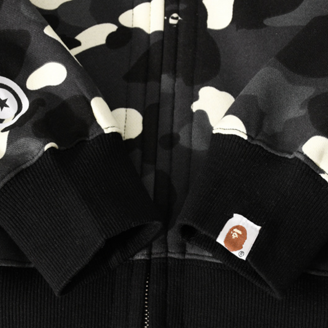 Sweat à Capuche Bape Zippé