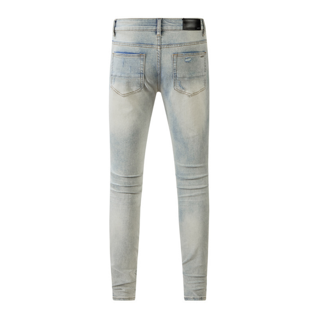Jean Amr Patch Déchiré Bleu