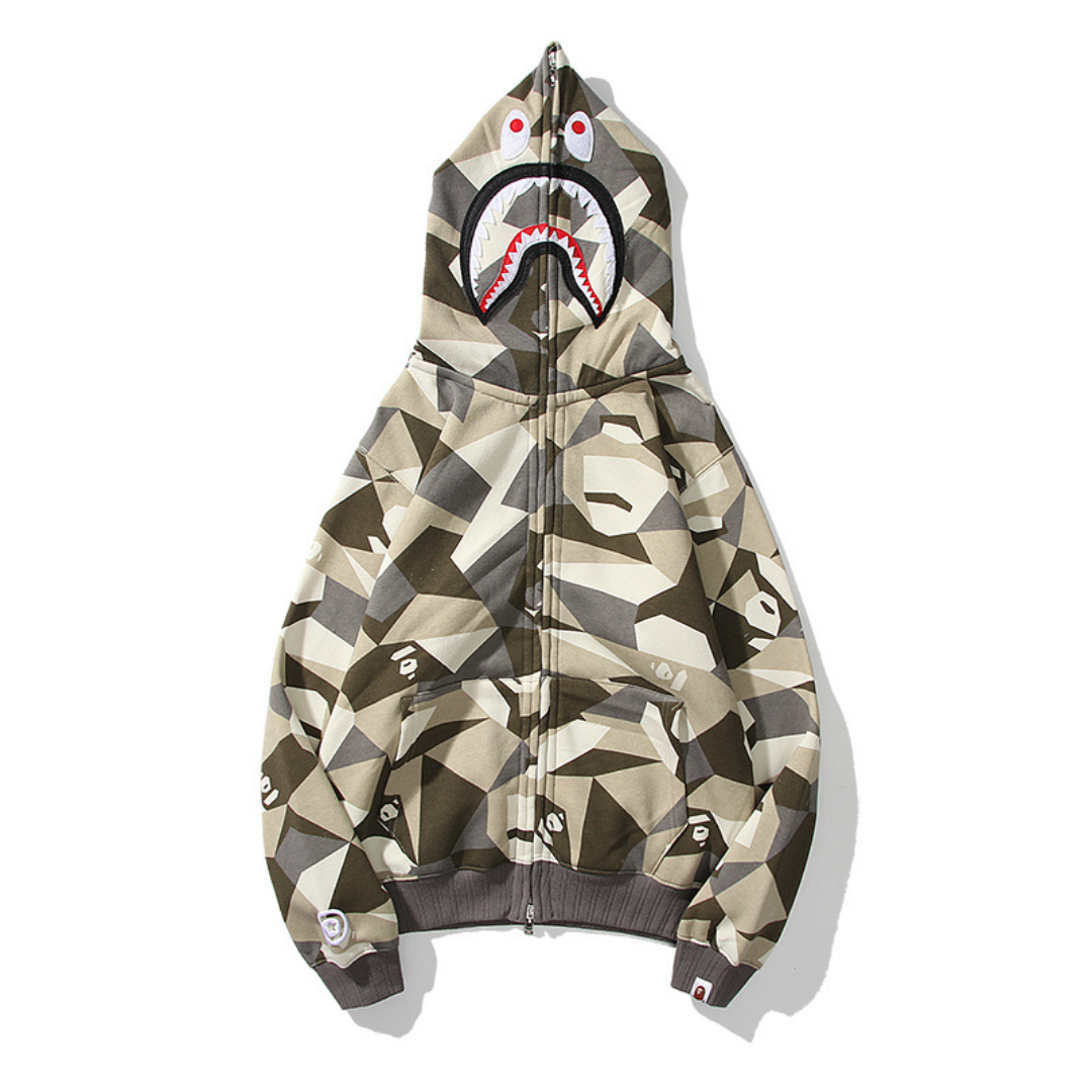 Sweat à Capuche Bape Zippé