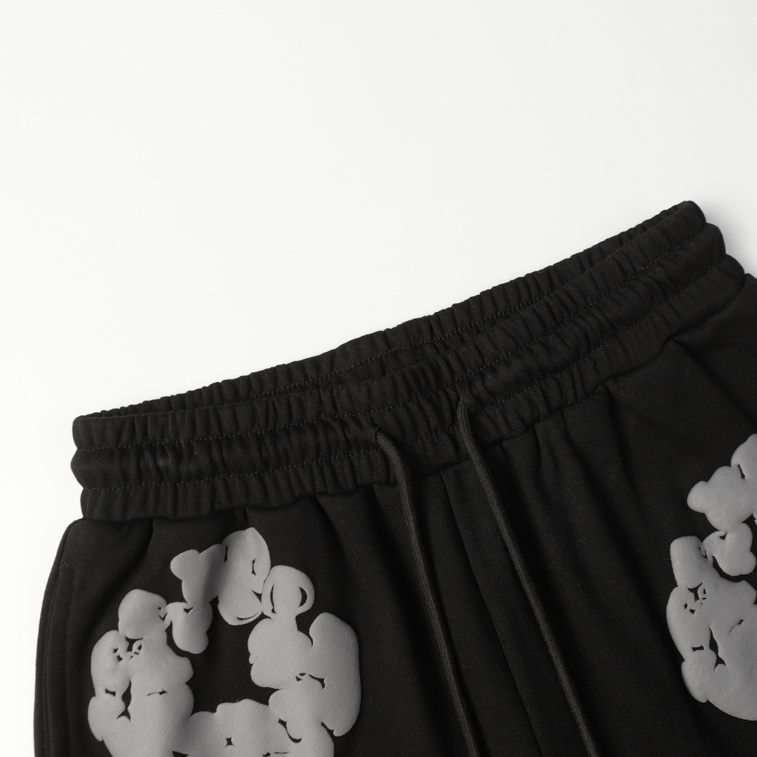 Ensemble Short Denim Trs Noir Gris