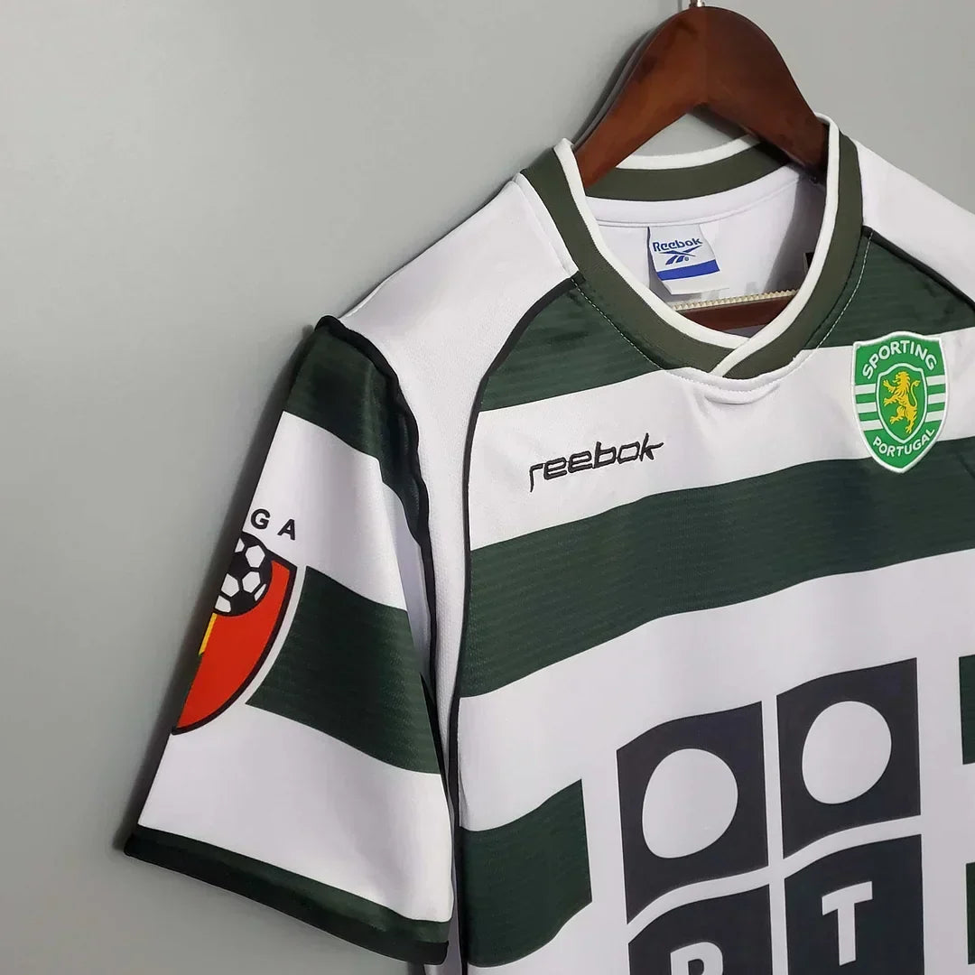 Maillot Retro Sporting Lisbon 2002-2003 Home