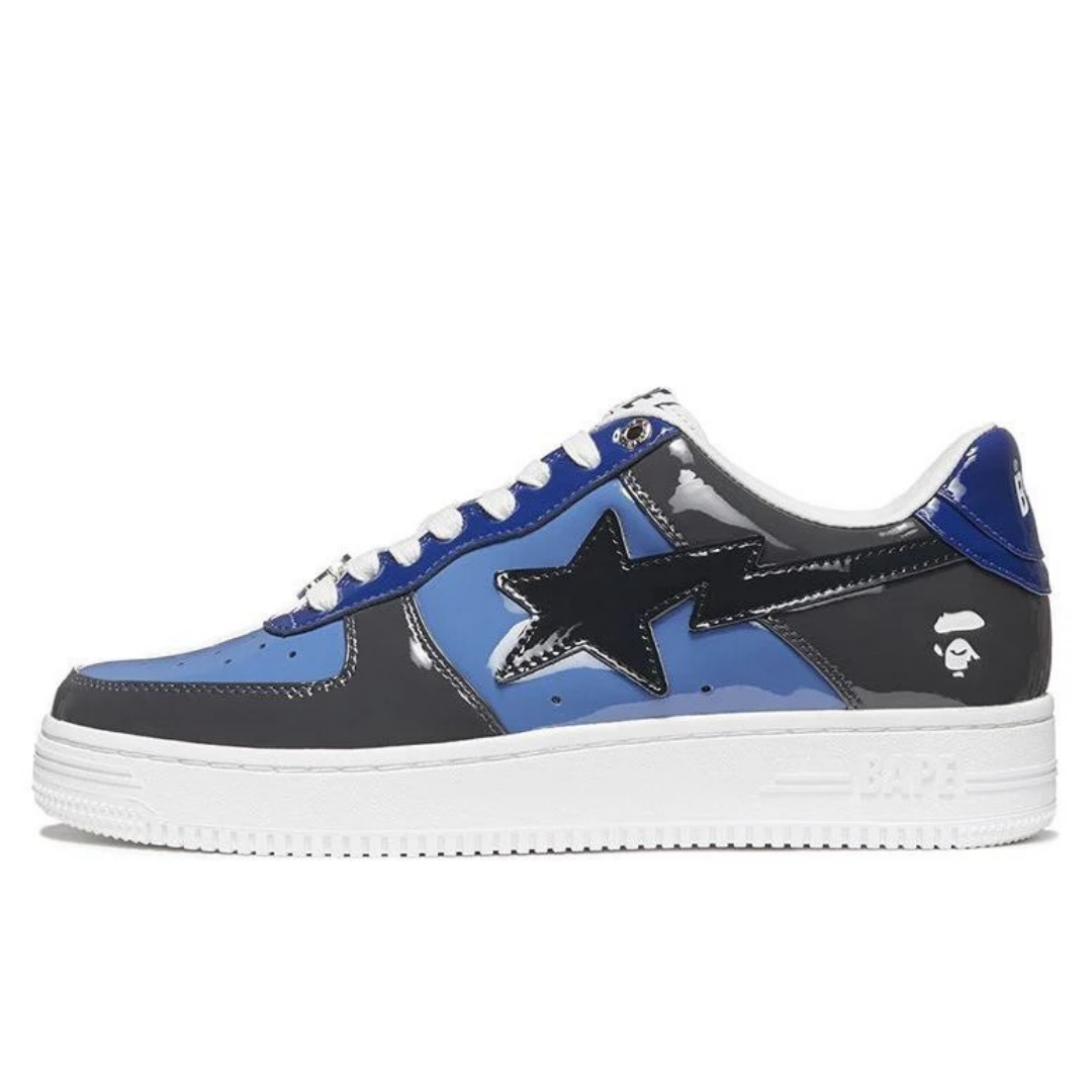 Bape Bapesta Noir Bleu