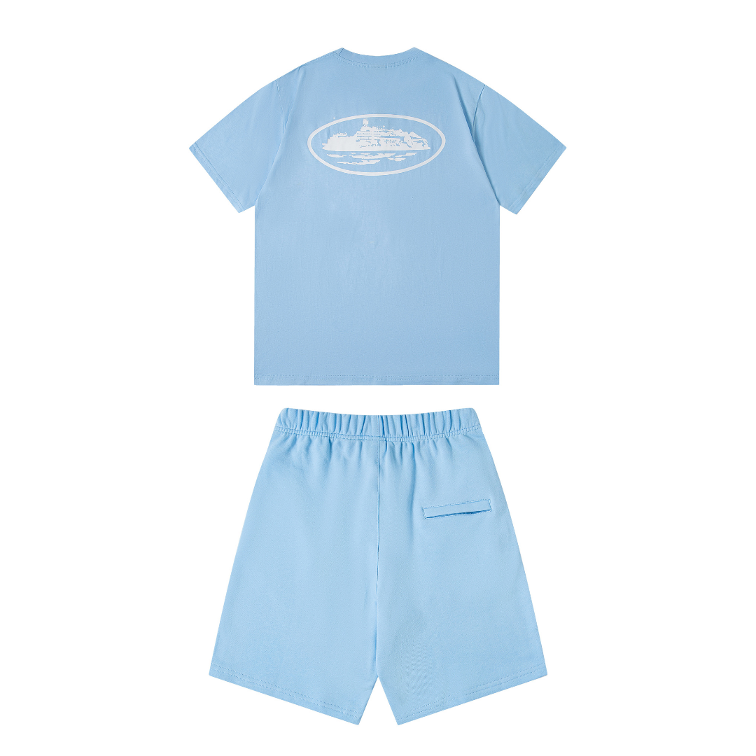 Ensemble Short Alcatraz Sky Bleu