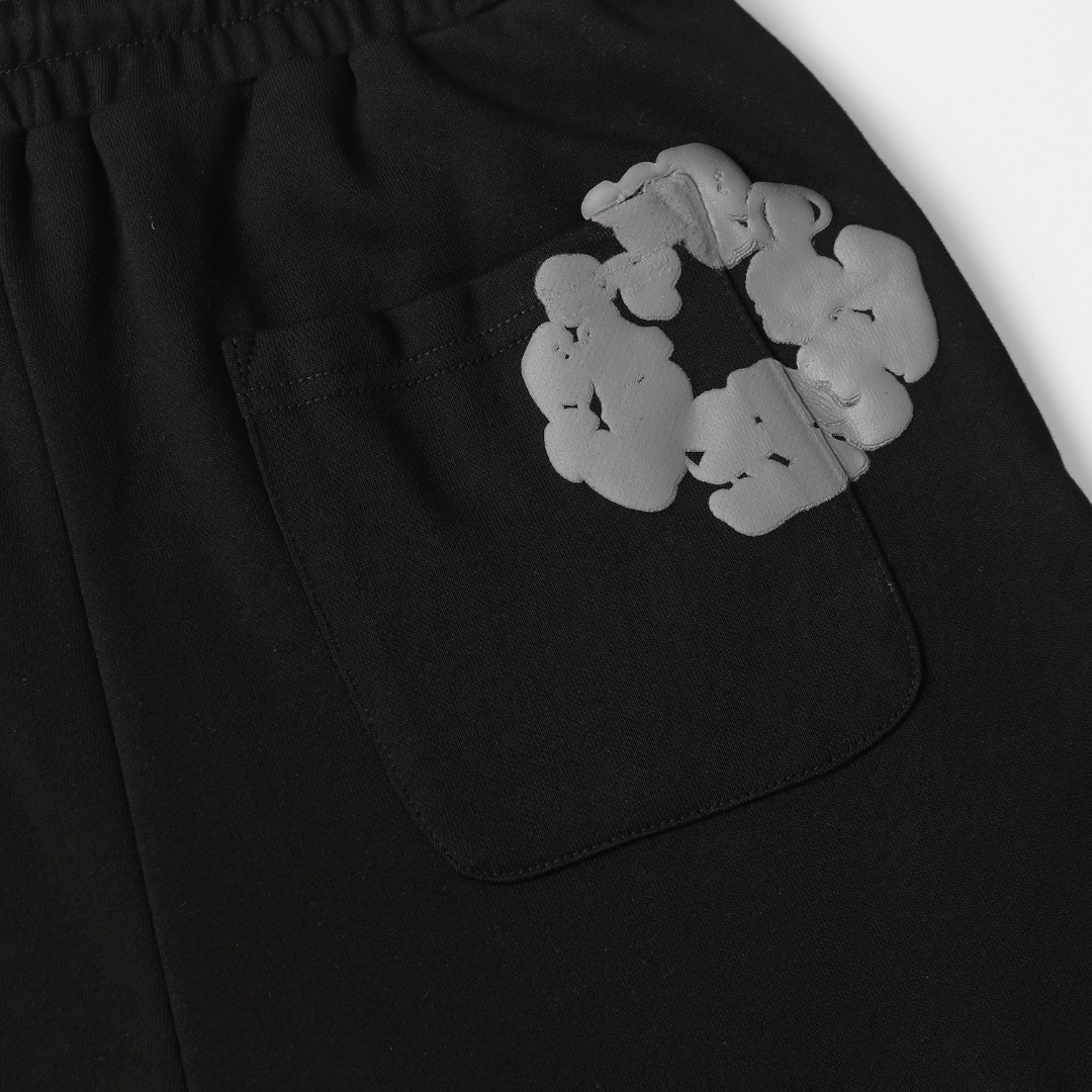 Ensemble Short Denim Trs Noir Gris