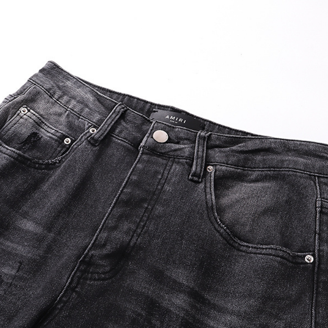 Jean Amr Gris Staggered Logo