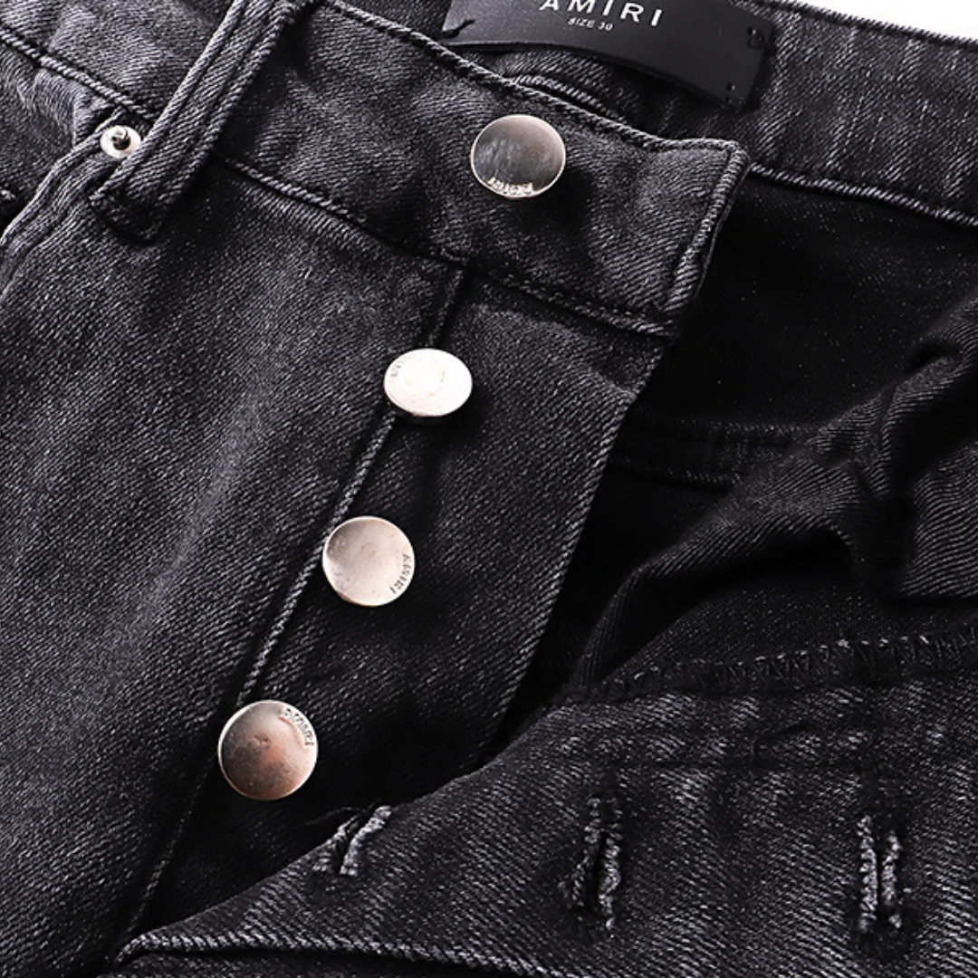 Jean Amr Gris Staggered Logo